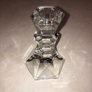 Vintage Glass Candlestick Holder